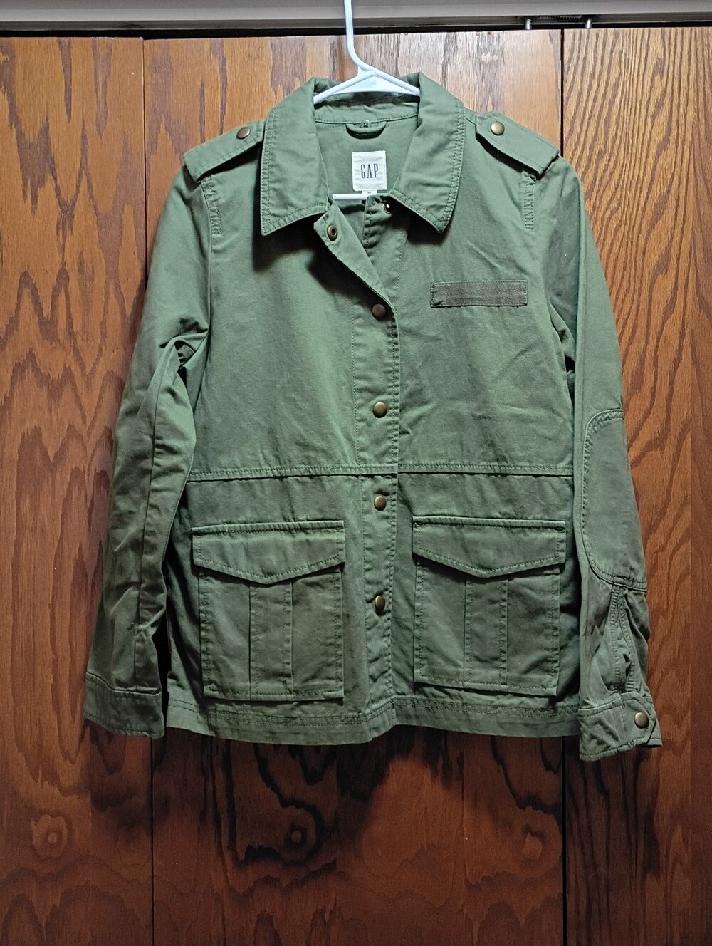 GAP Green Military-Style Field Jacket